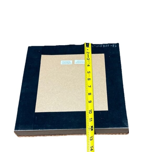 Natural Agate Slice Artwork Framed 12 X 12" Light Wood - Picture 5 of 6